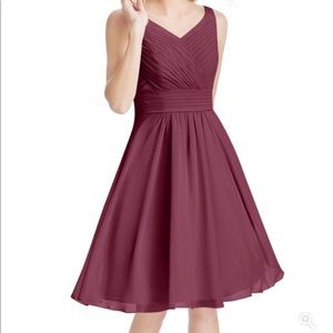 Azazie Grace Bridesmaid Dress Mulberry color